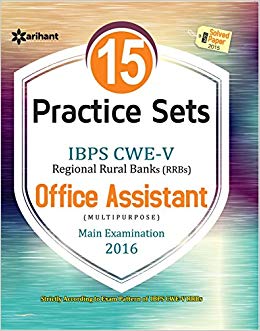 Arihant 15 Practice Sets IBPS CWE V (RRBs) Office Assistant Multipurpose Main Examination 